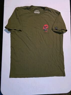 Sullen Art Collective Shirt Men's X-large Green Snake Graphic T-Shirt Tattoo Art